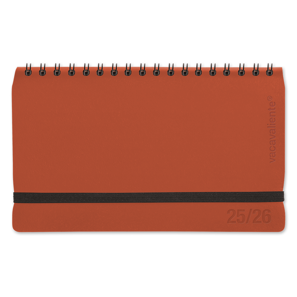 Agenda Escolar 25/26 Semanal Pocket Red Clay