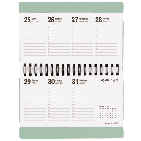 Agenda Escolar 25/26 Semanal Pocket Mint