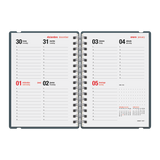 Agenda anual 2025 semanal A5 Colors Verde Amazonia