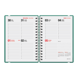 Agenda anual 2025 semanal A5 Colors Verde Lotus