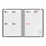 Agenda anual 2025 semanal A5 Colors Negro