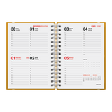 Agenda anual 2025 semanal A5 Colors Calabaza