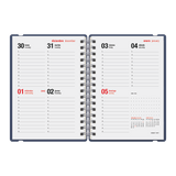 Agenda anual 2025 semanal A5 Colors Azul Majólica
