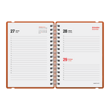 Agenda anual 2025 diaria A5 Colors Rojo