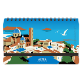 Agenda anual 2025 Plein Air Pocket Alicante Semanal