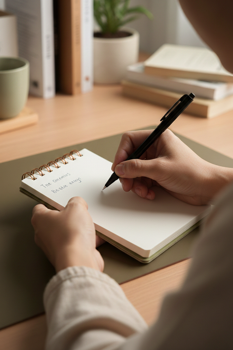 Bloc de notas A6 liso Studio