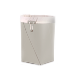 Laundry basket with inner fabric