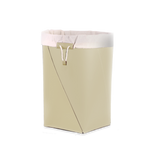 Laundry basket with inner fabric