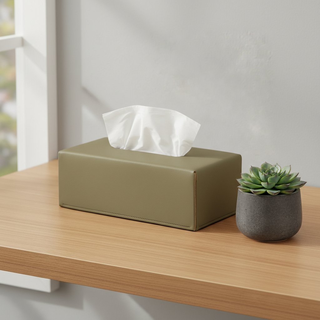 Caja pañuelos rectangular