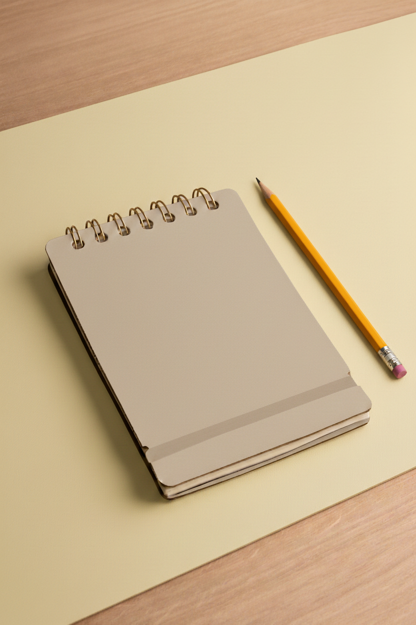 Studio A6 Plain Notepad