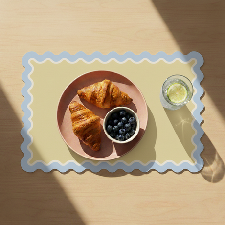 Mantel individual rectangular Ondas