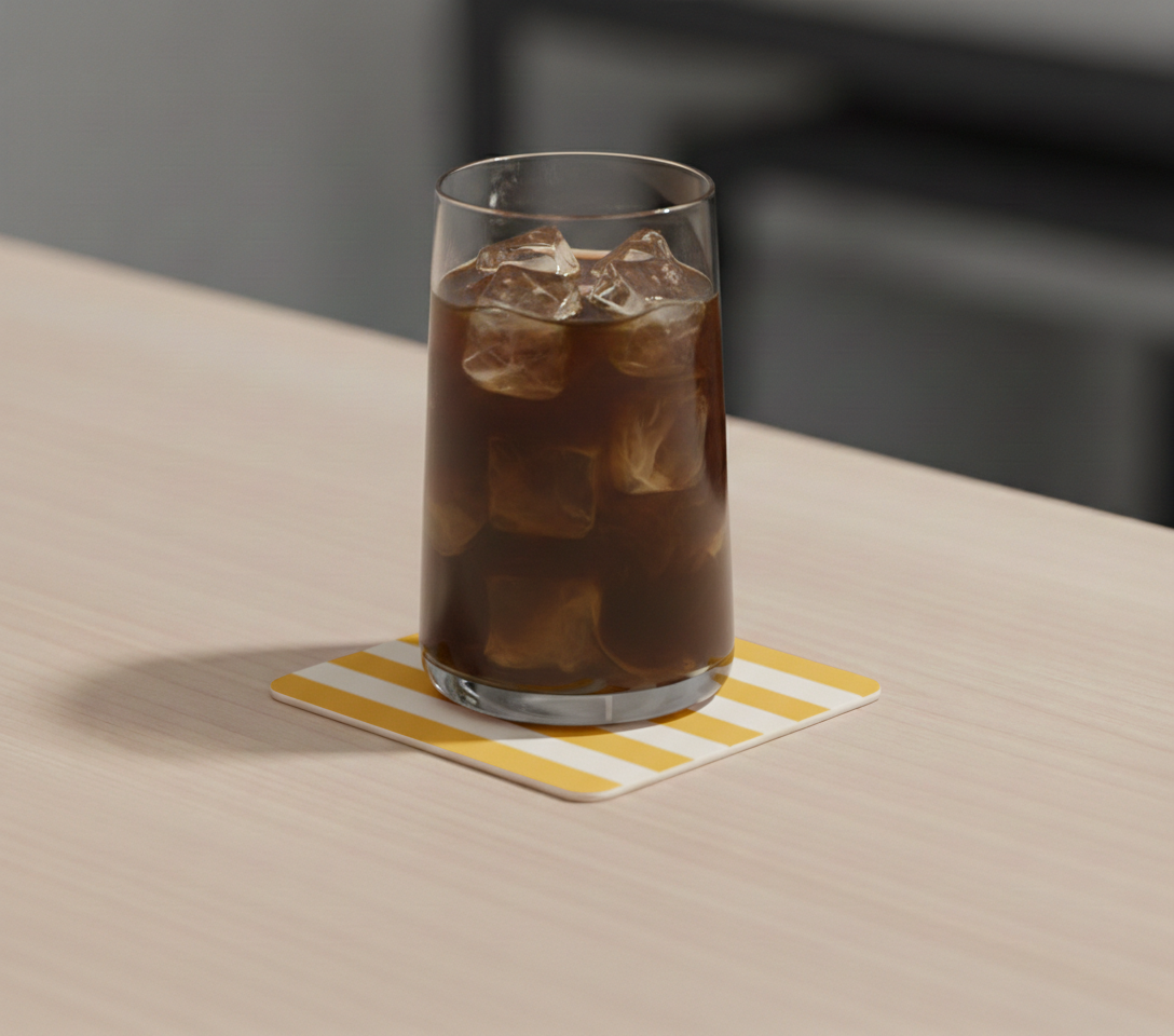 Posavasos cuadrados Rayas (x1)