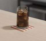 Square Coasters with Stripes (x1)