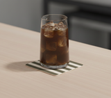 Square Coasters with Stripes (x1)