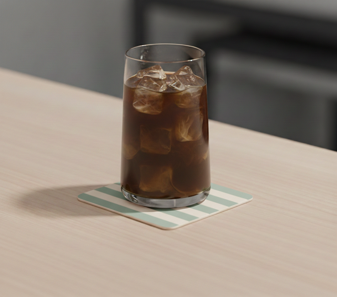 Posavasos cuadrados Rayas (x1)