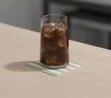 Square Coasters with Stripes (x1)