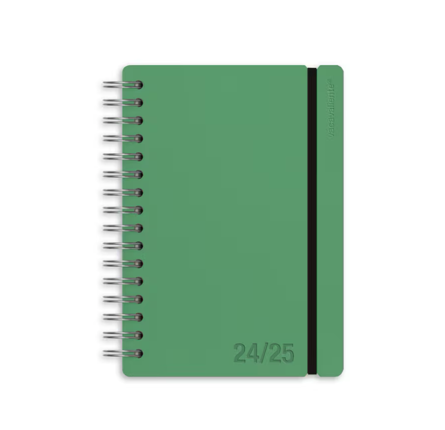 Daily 2024/25 course diary Studio A5 Colors Vacavaliente lotus green