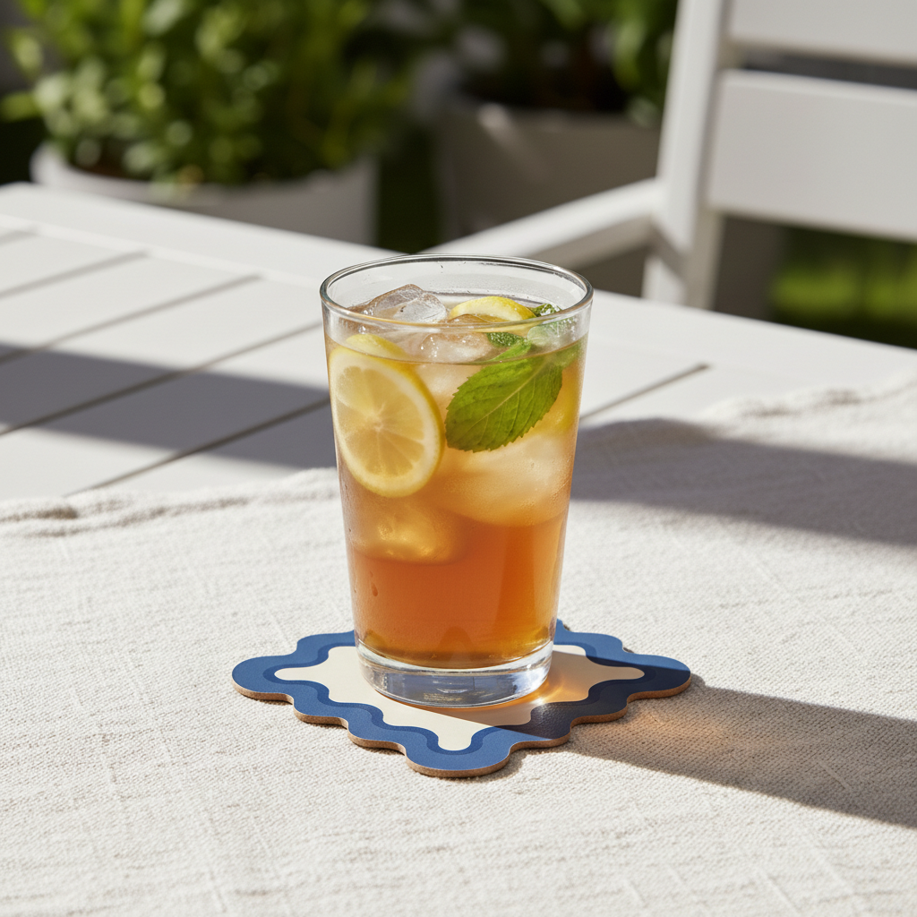 Posavasos cuadrado Ondas (x1)