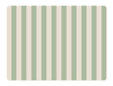 Rectangular placemat with stripes
