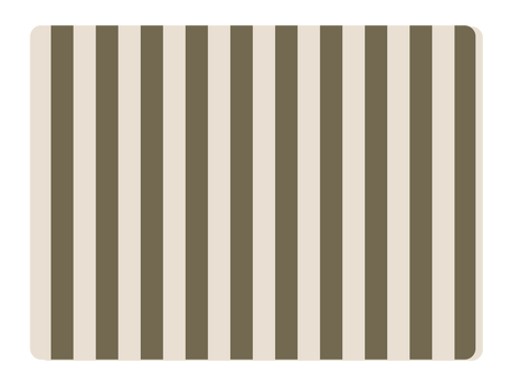 Mantel individual rectangular Rayas