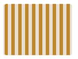 Rectangular placemat with stripes