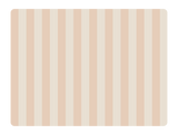 Rectangular placemat with stripes