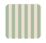 Square Coasters with Stripes (x1)