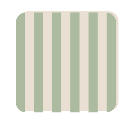 Posavasos cuadrados Rayas (x1)