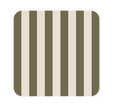Square Coasters with Stripes (x1)