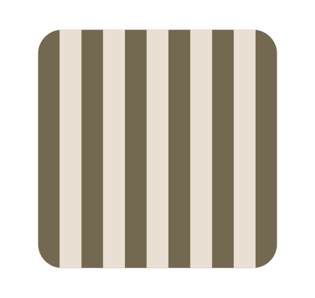 Posavasos cuadrados Rayas (x1)