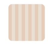 Square Coasters with Stripes (x1)