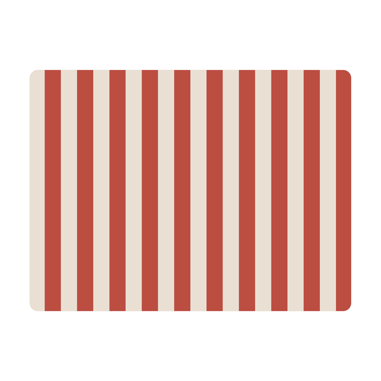 Mantel individual rectangular Rayas