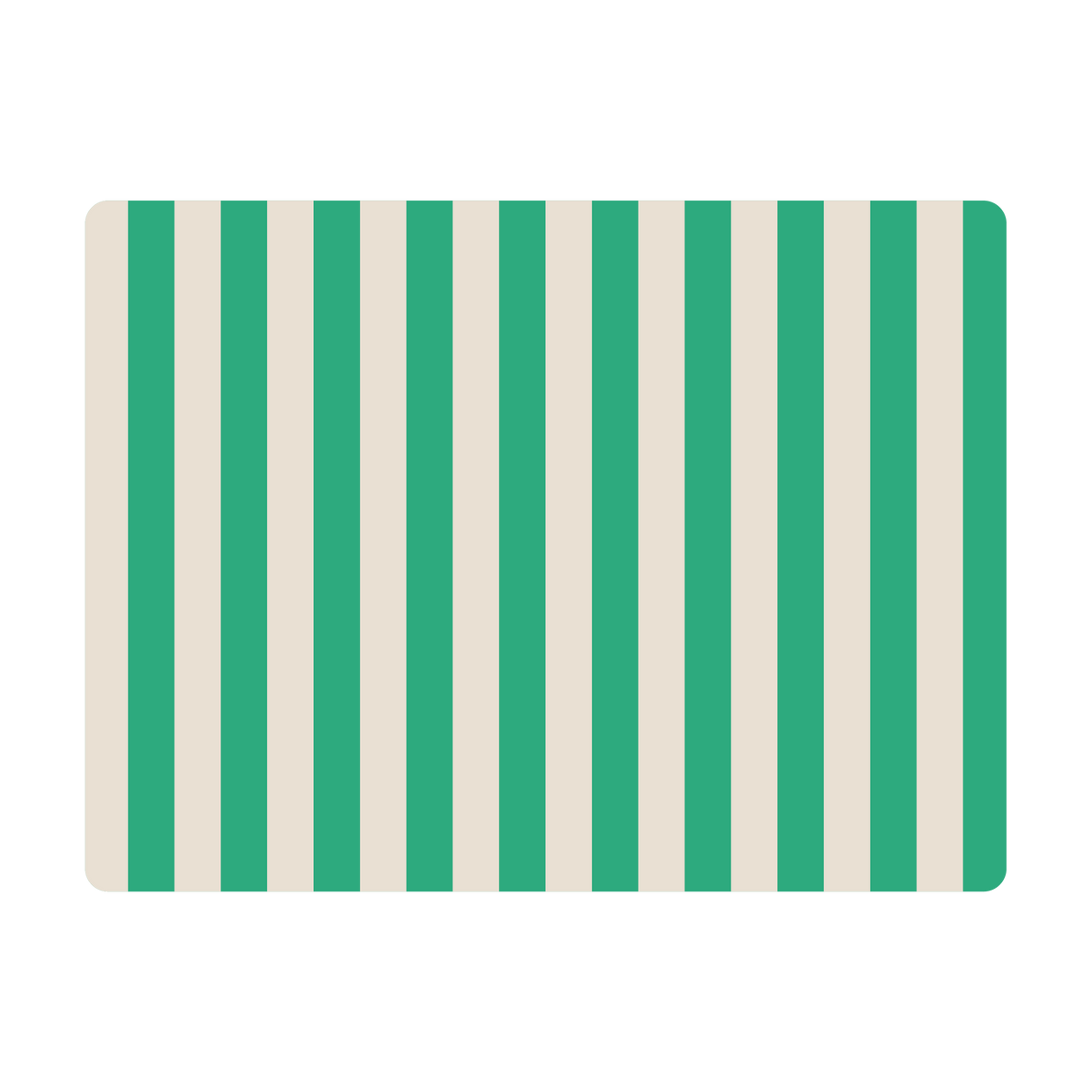 Mantel individual rectangular Rayas