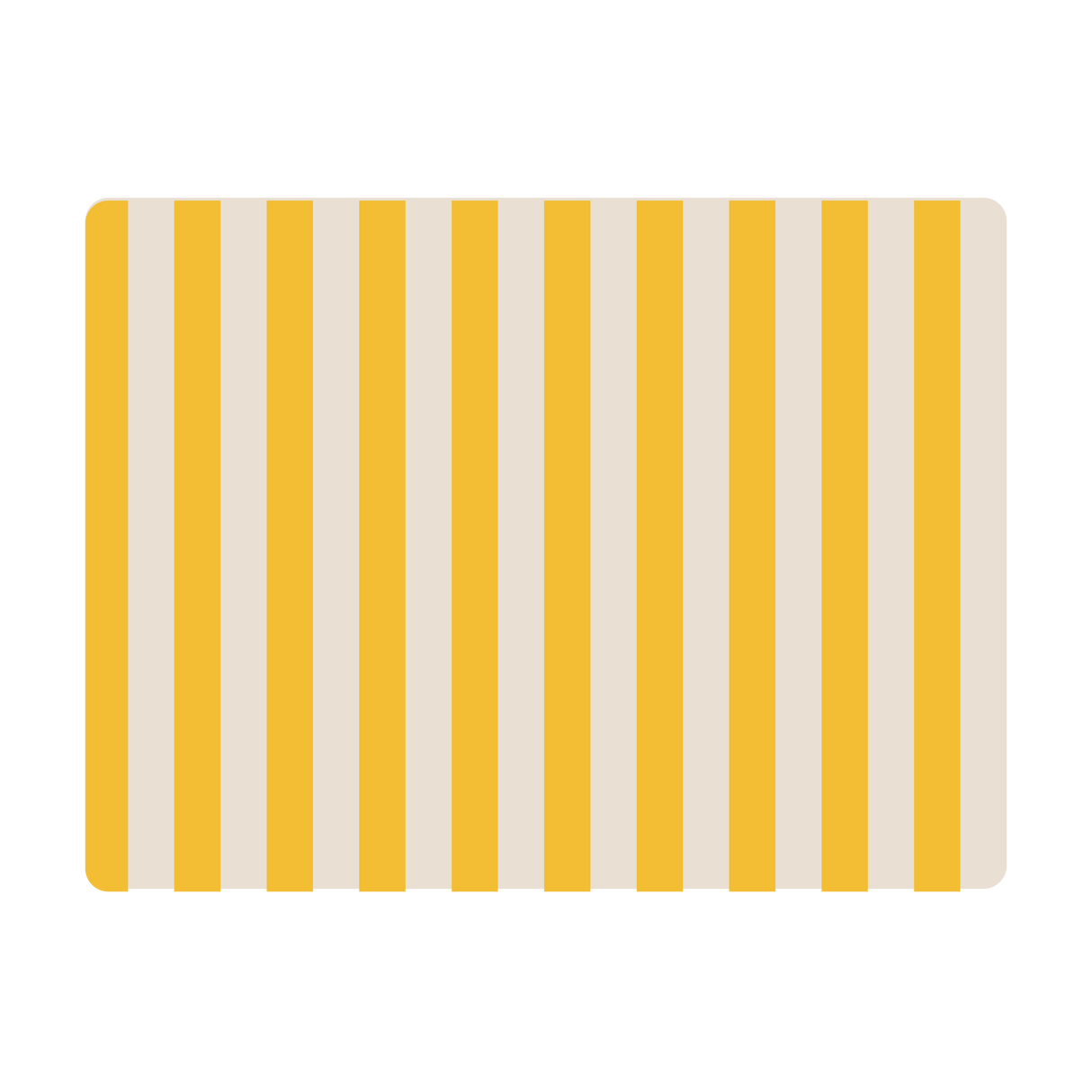 Mantel individual rectangular Rayas