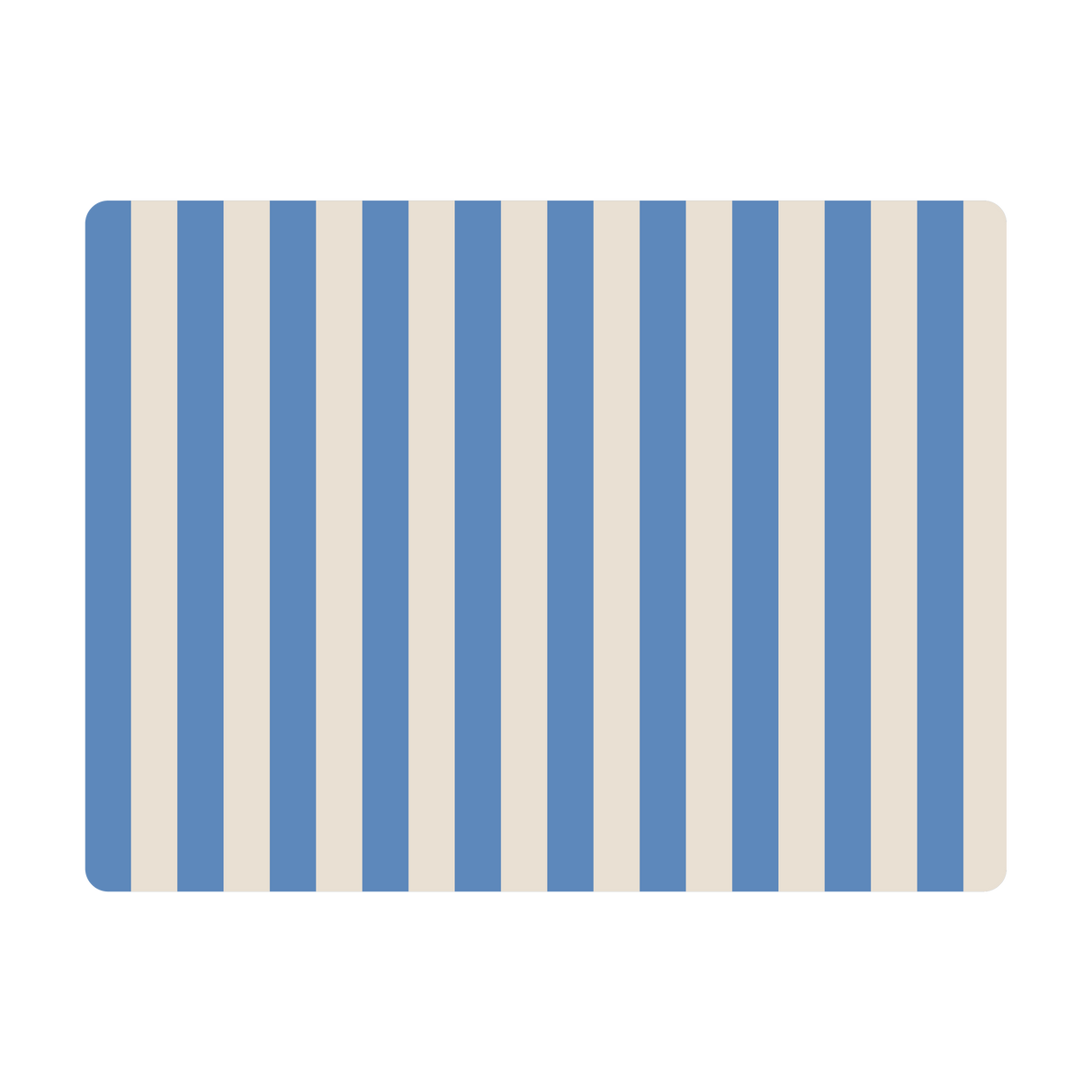 Mantel individual rectangular Rayas