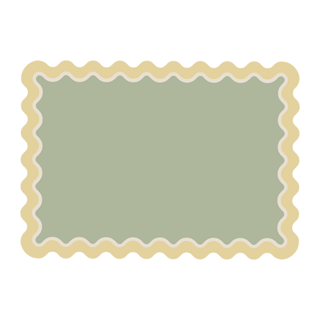 Mantel individual rectangular Ondas