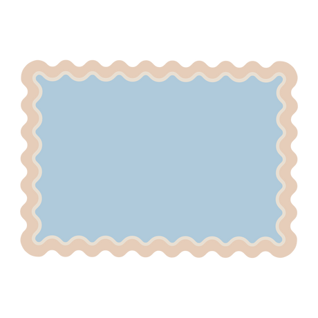 Mantel individual rectangular Ondas