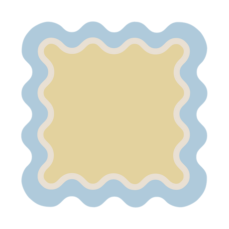 Posavasos cuadrado Ondas (x1)