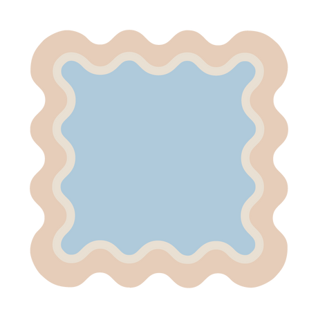 Posavasos cuadrado Ondas (x1)