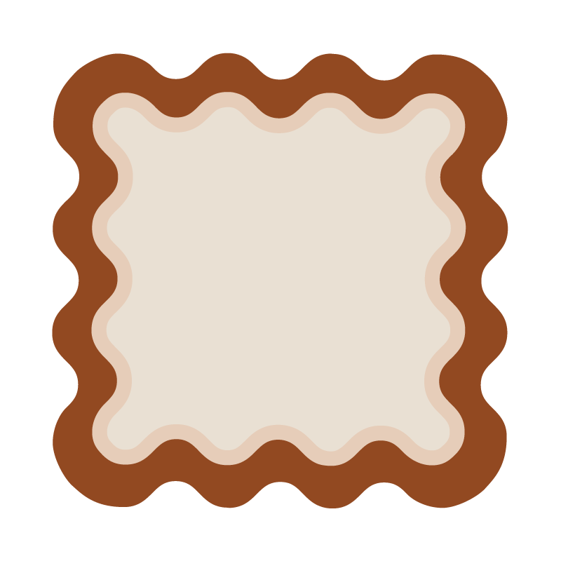 Posavasos cuadrado Ondas (x1)