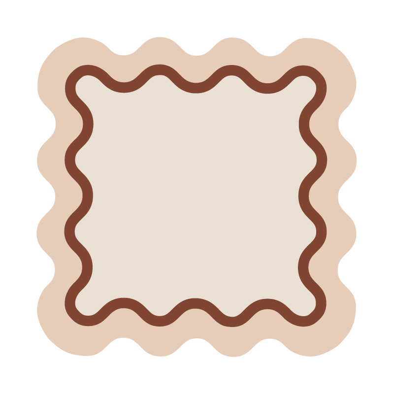 Posavasos cuadrado Ondas (x1)