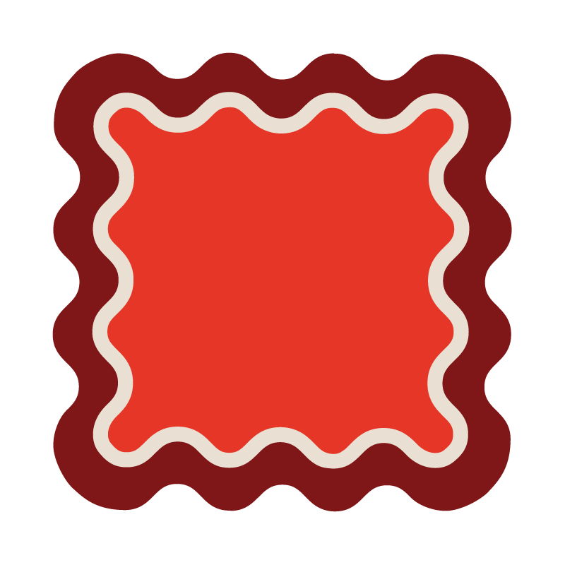 Posavasos cuadrado Ondas (x1)