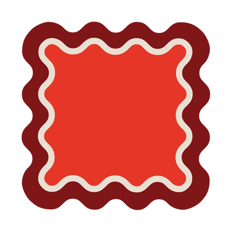 Posavasos cuadrado Ondas (x1)