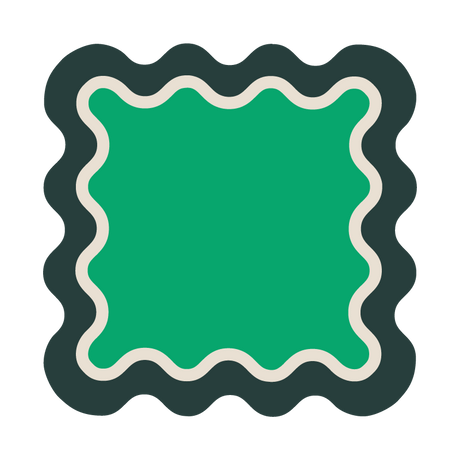 Posavasos cuadrado Ondas (x1)