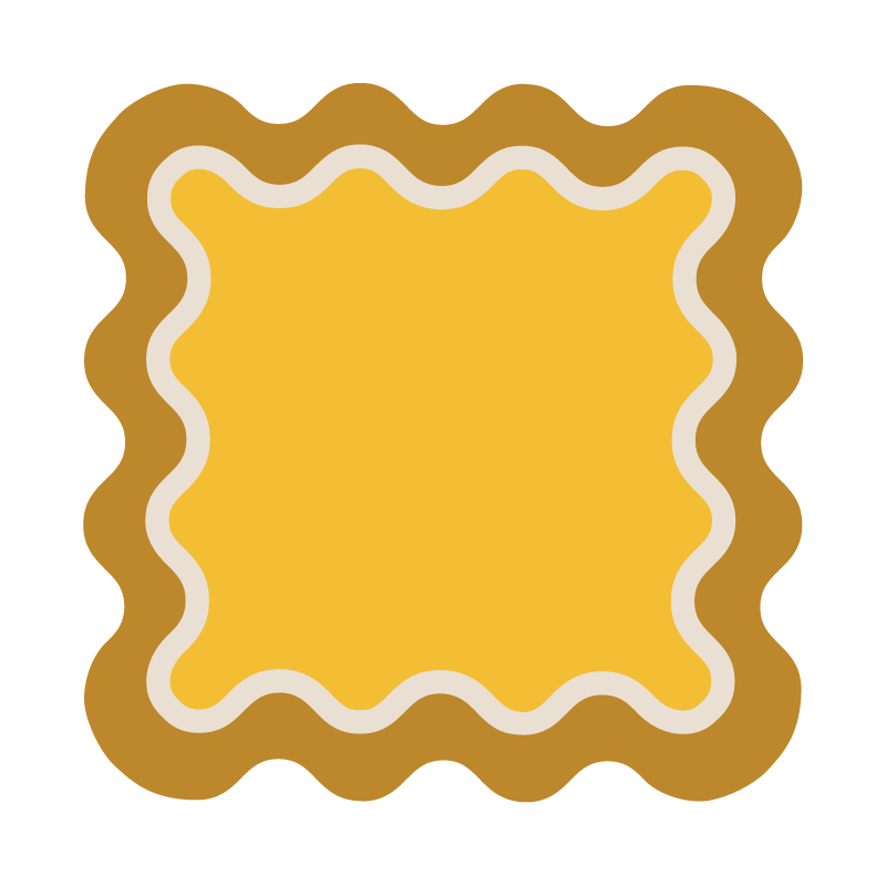 Posavasos cuadrado Ondas (x1)