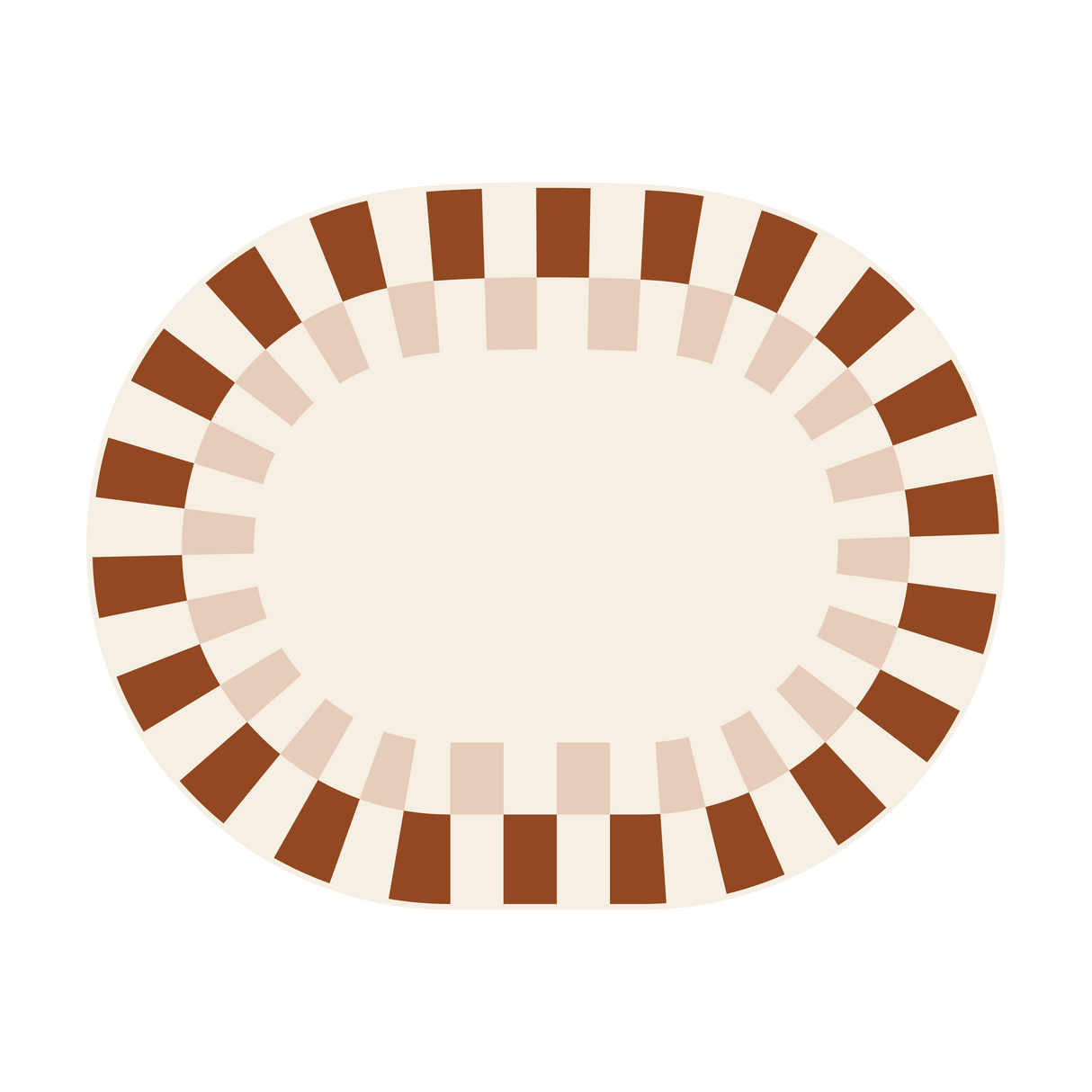 Mantel individual ovalado Soleil