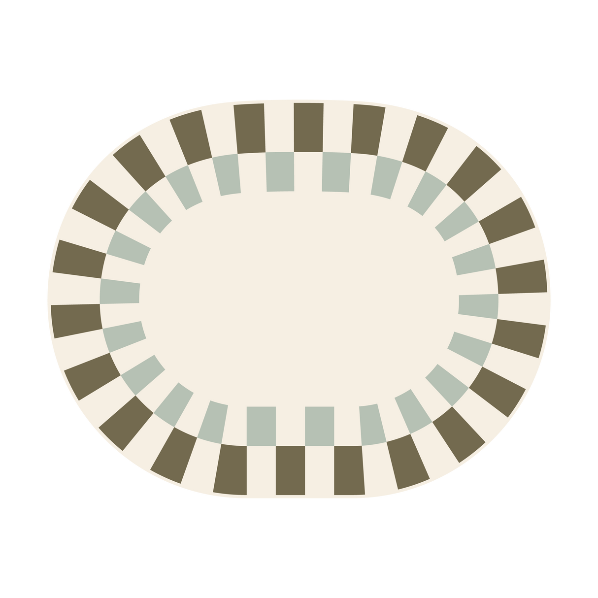 Mantel individual ovalado Soleil