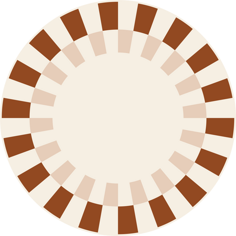 Mantel individual redondo Soleil