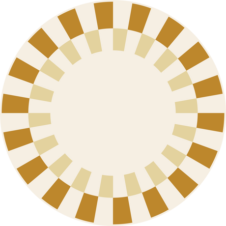 Mantel individual redondo Soleil