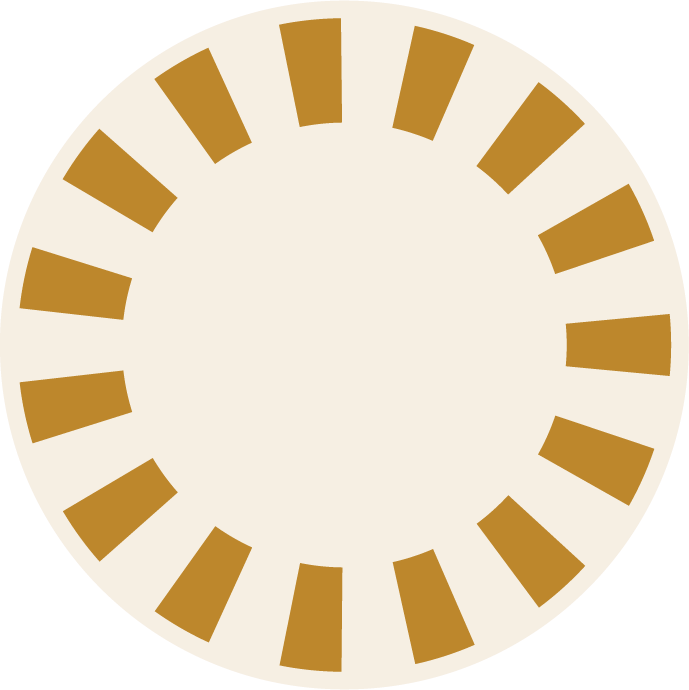 Posavasos redondo Soleil (x1)